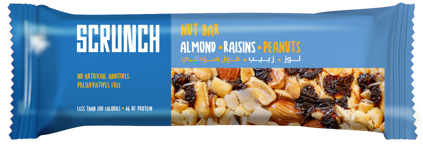 Peanuts, Raisins & Almond Bar