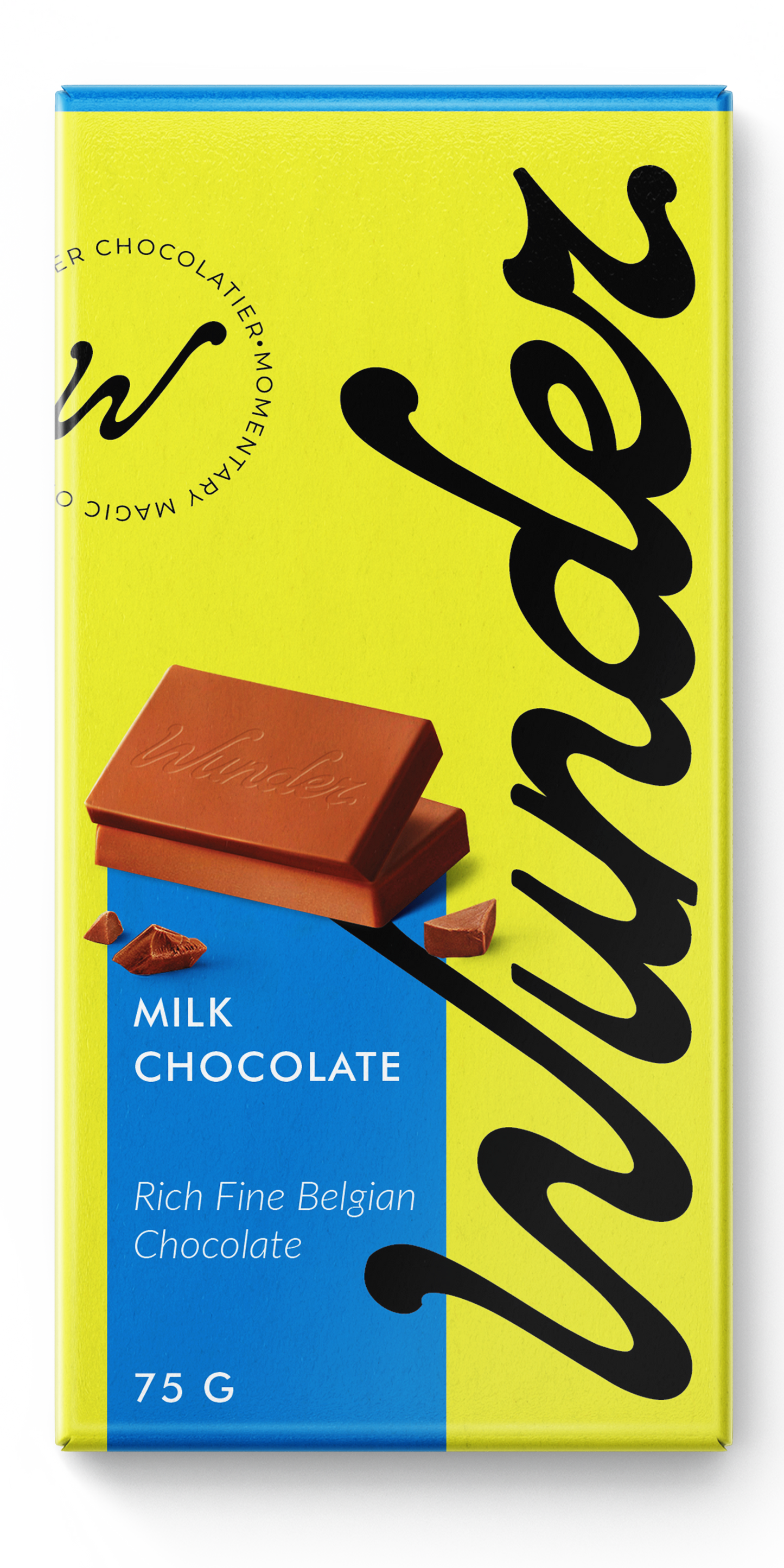 Wunder Belgian Plain Milk Chocolate Bar
