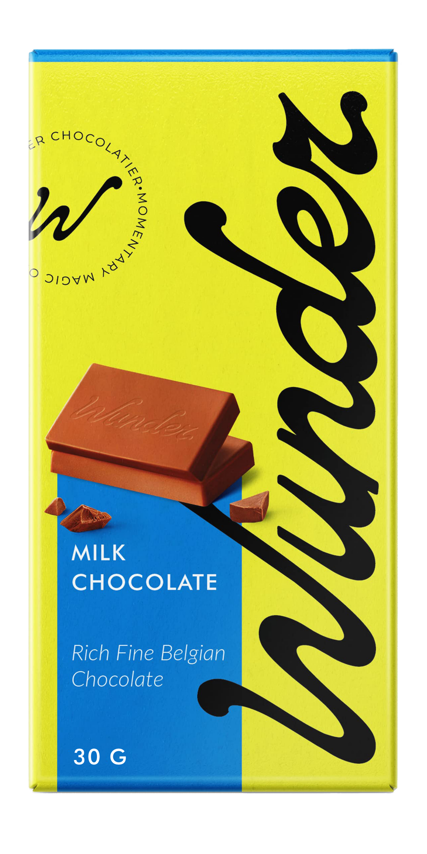 Wunder Belgian Plain Milk Chocolate Bar