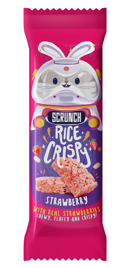 Strawberry Marshmallow Rice Krispy Bar