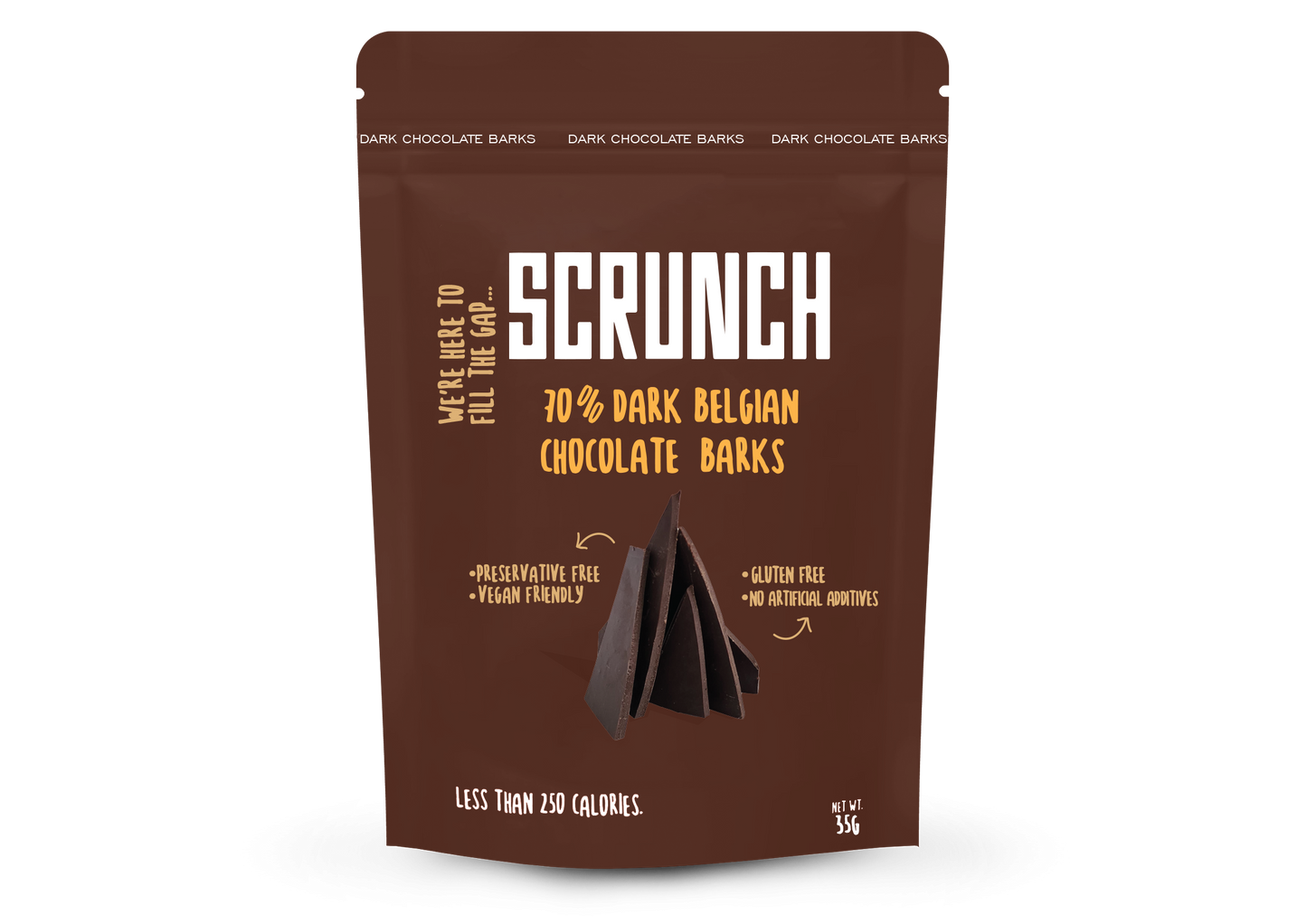 Belgian 70% Dark Chocolate Barks