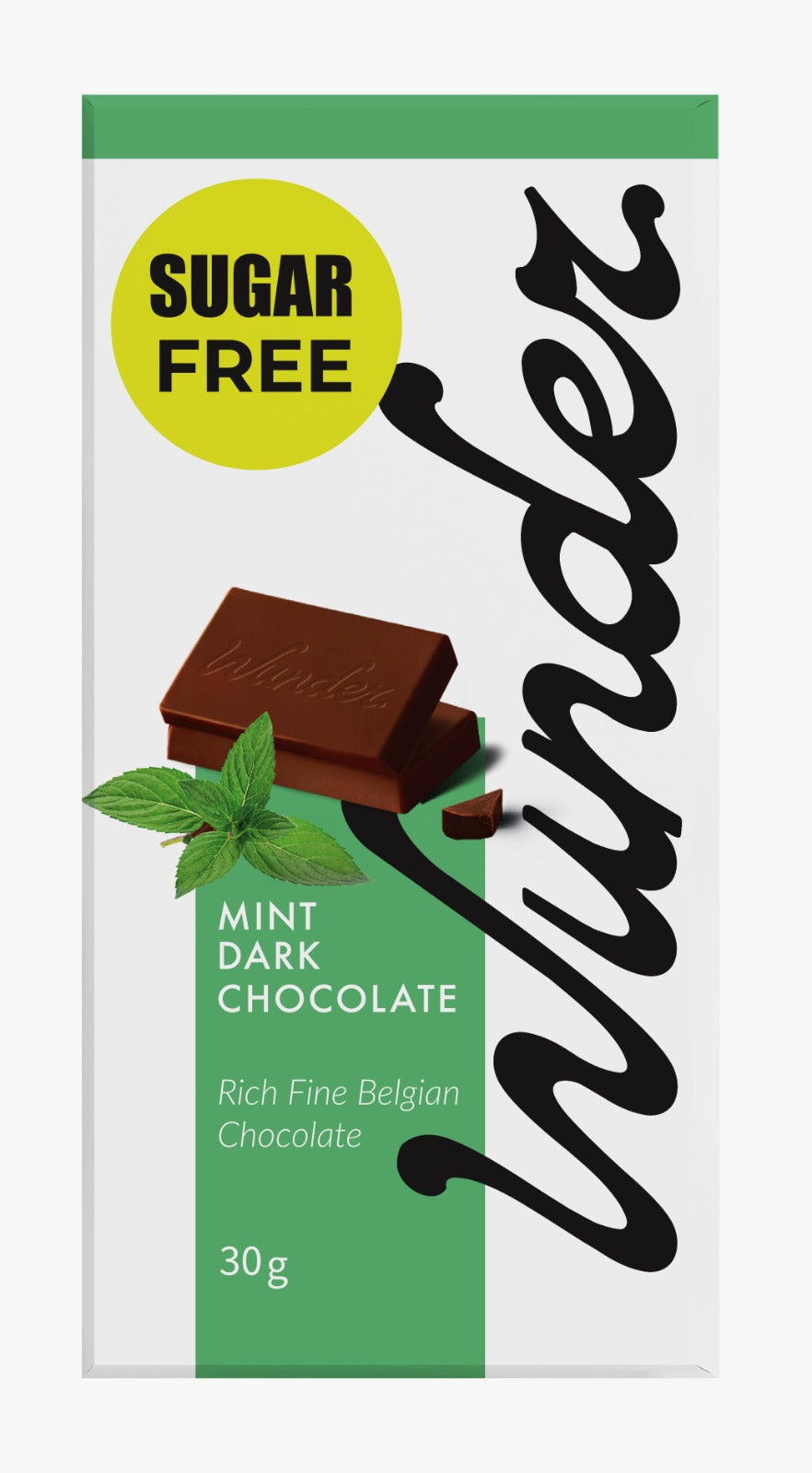 Sugar free Belgian Dark Chocolate Mint Bar