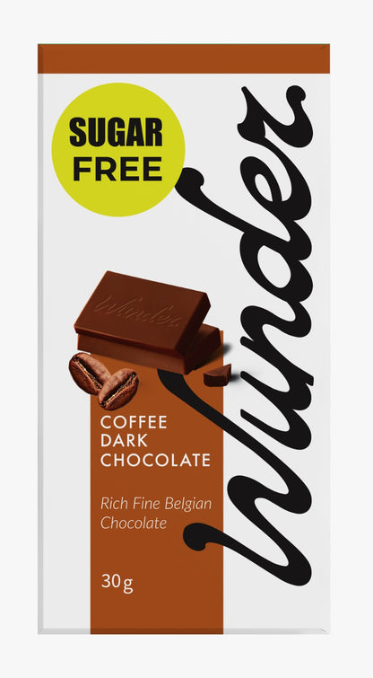 Sugar free Belgian Dark Coffee Chocolate Bar