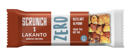 Hazlenut, Almond with Monkfruit nutbar - Scrunch x Lakanto