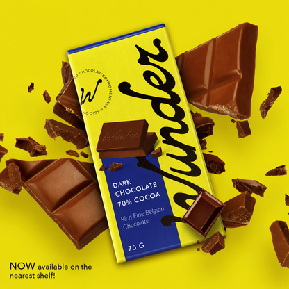 Wunder Belgian 70% Dark Chocolate Bar