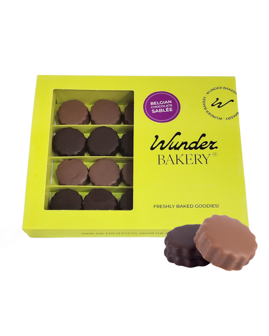 Belgian Dark & Milk Chocolate Sablé