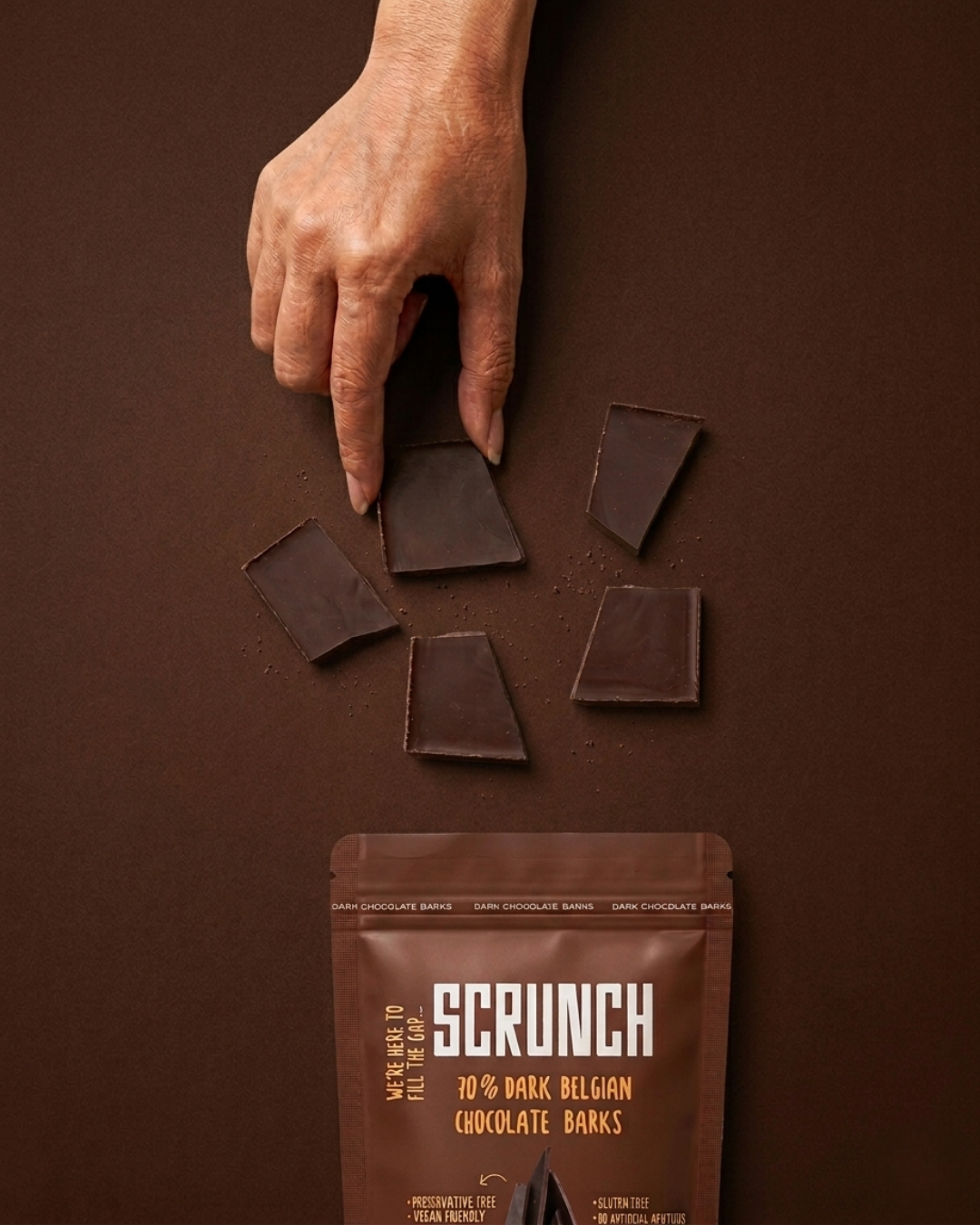 Belgian 70% Dark Chocolate Barks