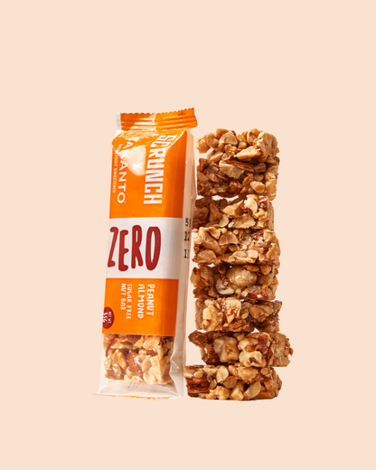 Peanuts, Almond with Monkfruit nutbar - Scrunch x Lakanto