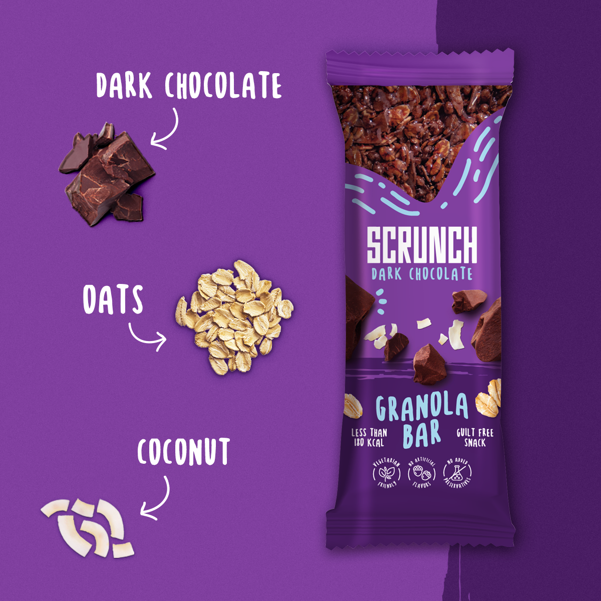 Granola with Chocolate & Coconut Bar