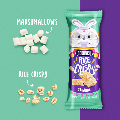 Vanilla Marshmallow Rice Krispy Bar