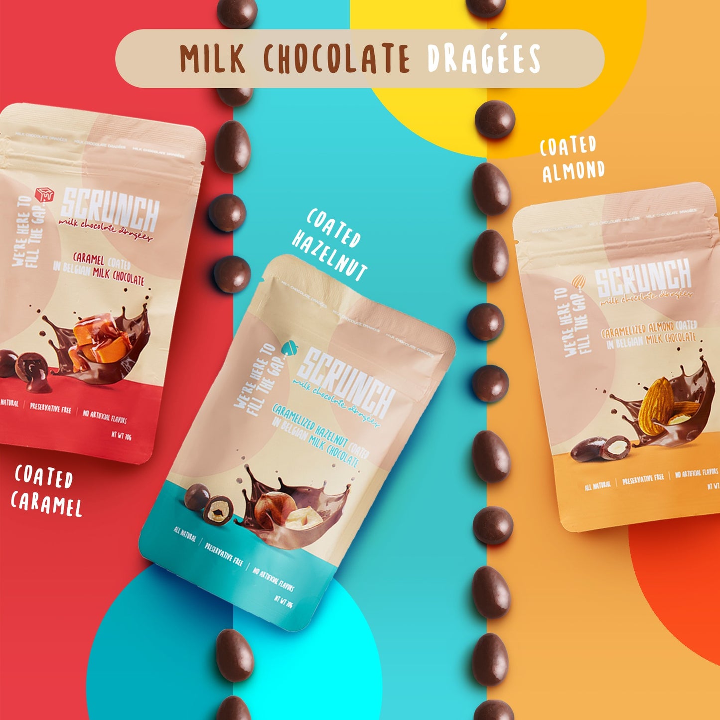 Belgian Milk Chocolate Hazelnut Dragee