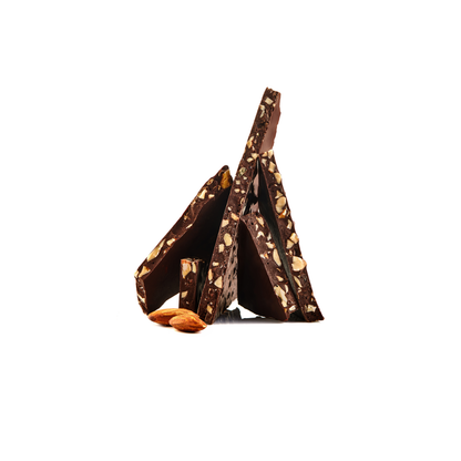 Dark Chocolate Bark with Caramelized Almond (100g)